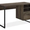 Distressed Brown Oak Desk