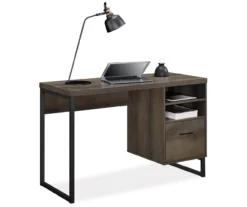 Distressed Brown Oak Desk -Biglots Sales 810369306 2