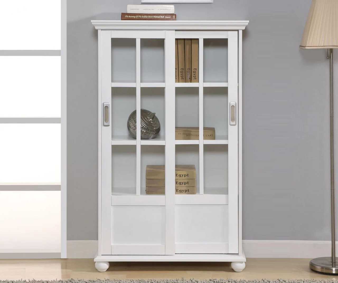 Ameriwood Glass Door 4-Shelf Bookcases 6 Ameriwood Glass Door 4-Shelf Bookcases - Image 6