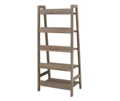 Margo Gray 5-Shelf Ladder Bookcase -Biglots Sales 810386286 A2