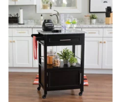 Ree Black Granite Top Kitchen Cart With Storage -Biglots Sales 810389519 A0 4