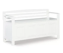 Brady White Storage Bench -Biglots Sales 810389636 A0 1