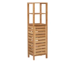 Pierce Bamboo 5-Shelf Mid Cabinet -Biglots Sales 810389690 A2 1