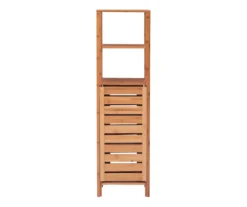 Pierce Bamboo 5-Shelf Mid Cabinet -Biglots Sales 810389690 A2 2