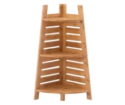Pierce Bamboo 3-Tier Corner Shelf -Biglots Sales 810389691 A0 2