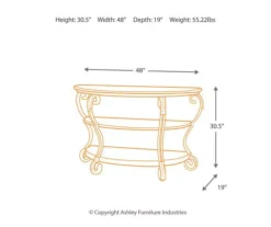 Nestor Brown Console Table -Biglots Sales 810408930 4