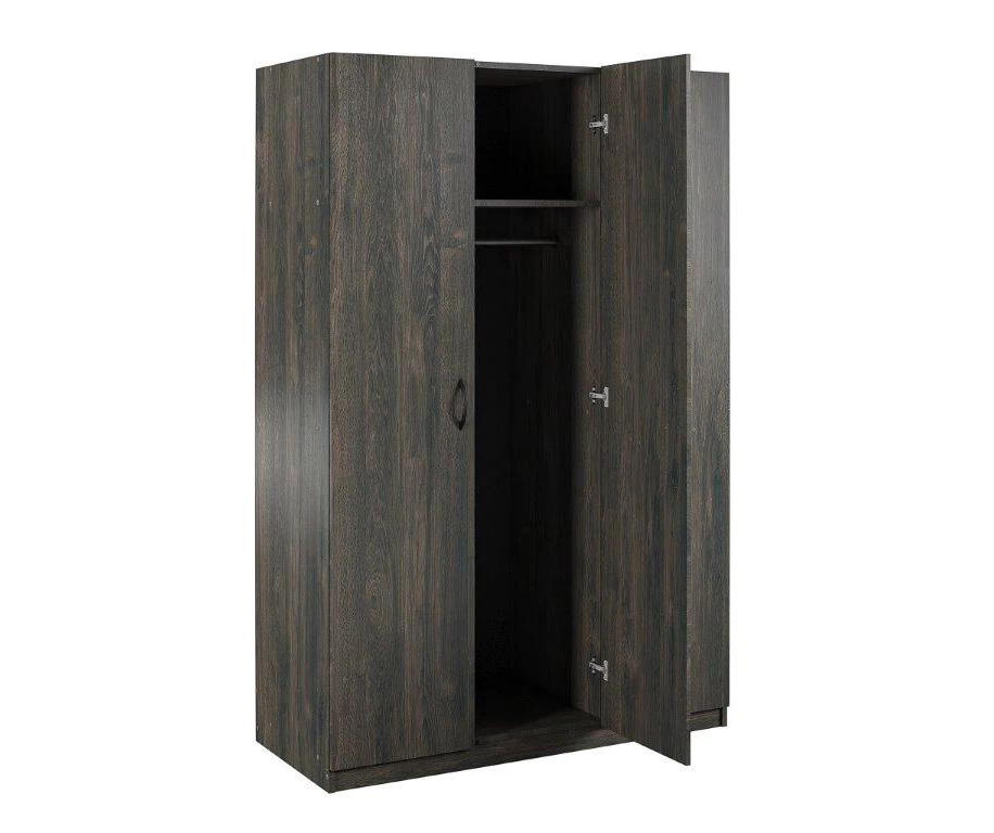 Rodeo Weathered Oak 3-Door Wardrobe 5 Rodeo Weathered Oak 3-Door Wardrobe - Image 5