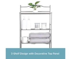 Polished Pewter Over-the-Toilet Space Saver -Biglots Sales 810418048 A0 3