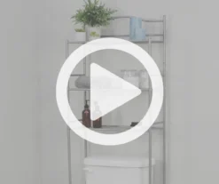 Polished Pewter Over-the-Toilet Space Saver -Biglots Sales 810418048 V0