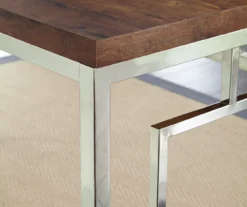 Alize Chrome Geometric Desk -Biglots Sales 810422875 1