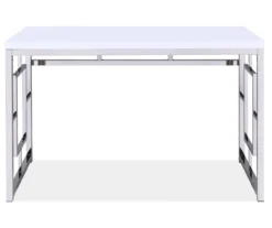 Alize Chrome Geometric Desk