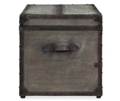 Amsel Gray Storage Trunk 10 Amsel Gray Storage Trunk -Biglots Sales 810458018 5