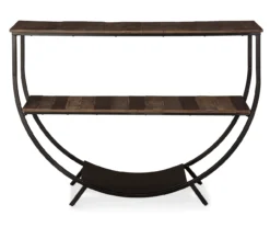Lamoney Gray, White & Brown Slat Console Table 7 Lamoney Gray, White & Brown Slat Console Table -Biglots Sales 810458257 1