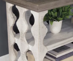 Havalance Gray & White Two-Tone Console Table -Biglots Sales 810458281 4