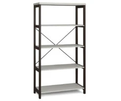 Farmhouse 5-Tier Bookshelf