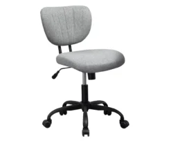 Gray Fabric Office Chair -Biglots Sales 810465634 2
