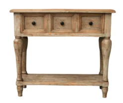 Antiqued Natural Gray Console Table -Biglots Sales 810500569 3