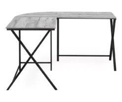 Monarch X Leg L-Shaped Corner Desk -Biglots Sales 810502797 5