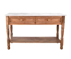 Marble & Mango Wood Console Table -Biglots Sales 810511008 1