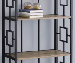 Dark Taupe Square 4-Shelf Open Bookcase -Biglots Sales 810512901 4