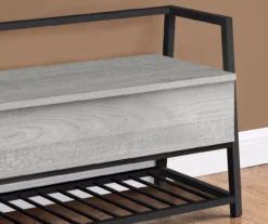 Gray Storage Bench 8 Gray Storage Bench -Biglots Sales 810512944 4