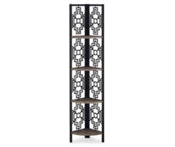 Monarch Geometric 4-Shelf Corner Bookcase -Biglots Sales 810512947 2