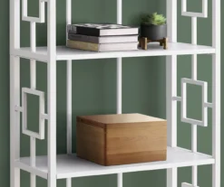 White Square 4-Shelf Open Bookcase -Biglots Sales 810512949 4