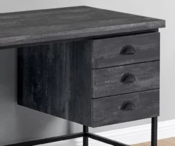 Monarch Reclaimed 3-Drawer Computer Desk -Biglots Sales 810512955 4