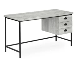 Monarch Reclaimed 3-Drawer Computer Desk -Biglots Sales 810512957 2