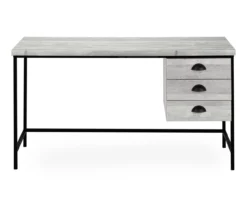 Monarch Reclaimed 3-Drawer Computer Desk -Biglots Sales 810512957 3