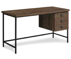 Monarch Reclaimed 3-Drawer Computer Desk -Biglots Sales 810512958 2