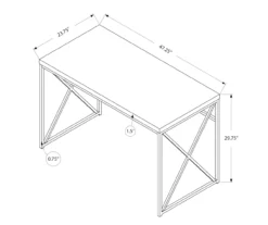 Monarch Reclaimed Office Desk -Biglots Sales 810512959 10