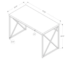 Monarch Reclaimed Office Desk -Biglots Sales 810512961 3