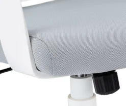 White & Gray Executive Office Chair -Biglots Sales 810512972 9