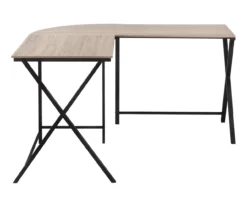 Monarch X Leg L-Shaped Corner Desk -Biglots Sales 810512975 5