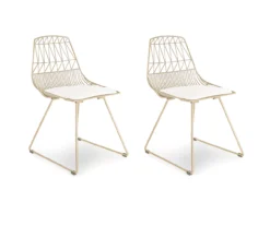 Vivi Metal Dining Chairs, 2-Pack