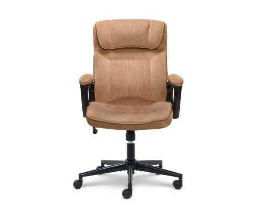 Hannah Beige Microfiber Office Chair -Biglots Sales 810513511 11 1