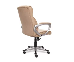 Fawn Tan Linen Executive Office Chair -Biglots Sales 810513549 6