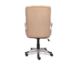 Fawn Tan Linen Executive Office Chair -Biglots Sales 810513549 7