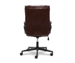 Hannah Brown Bonded Leather Office Chair -Biglots Sales 810513551 13