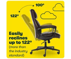 Hannah Brown Bonded Leather Office Chair -Biglots Sales 810513551 A0 8