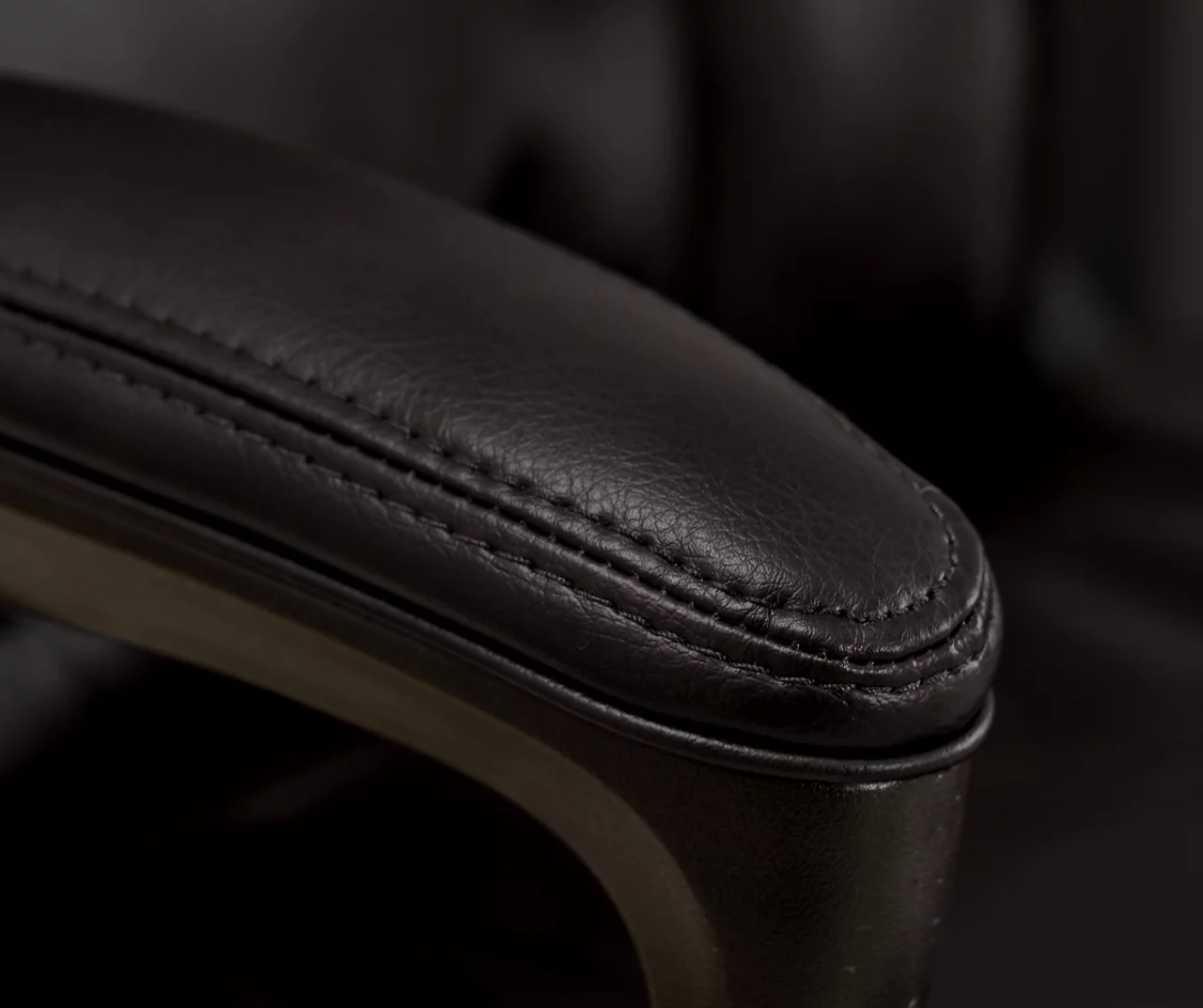Hannah Black Bonded Leather Office Chair 16 Hannah Black Bonded Leather Office Chair - Image 16