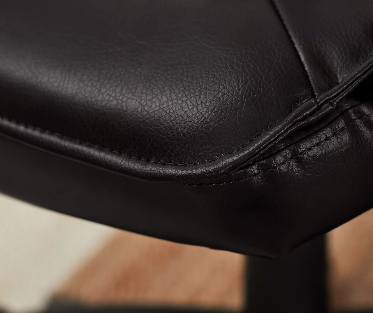 Hannah Black Bonded Leather Office Chair 17 Hannah Black Bonded Leather Office Chair - Image 17