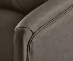 Leighton Gray Memory Foam Bonded Leather Office Chair -Biglots Sales 810513560 6