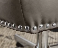 Leighton Gray Memory Foam Bonded Leather Office Chair -Biglots Sales 810513560 7