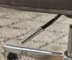 Leighton Gray Memory Foam Bonded Leather Office Chair -Biglots Sales 810513560 9