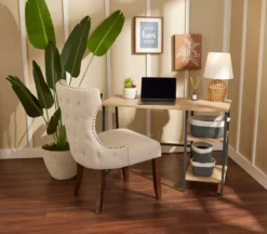 Eden Nailhead Upholstered Chair -Biglots Sales 810515879 B0 1