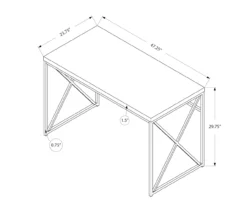 Monarch Metal Computer Desk 29 Monarch Metal Computer Desk -Biglots Sales 810527355 5