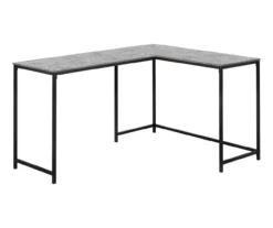 Monarch L-Shaped Metal Corner Desk