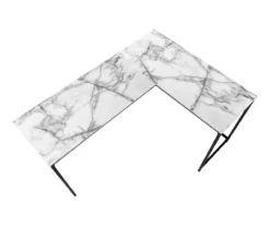 Monarch L-Shaped Metal Corner Desk -Biglots Sales 810527368 4